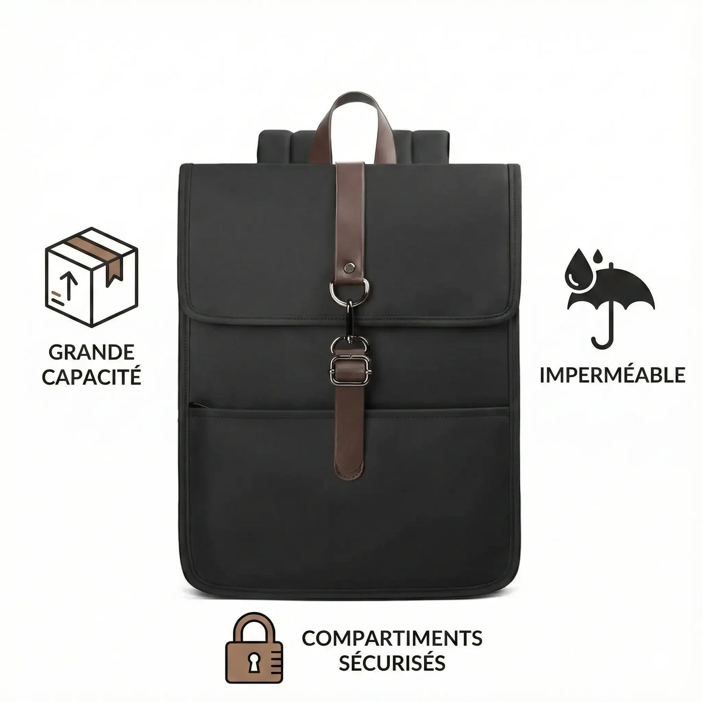 Sac à Dos Ordinateur 15 Pouces  USB Anti-Vol