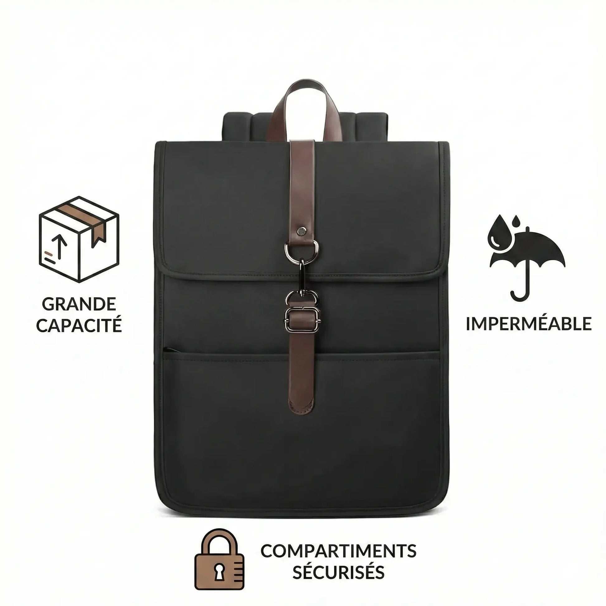 Sac à Dos Ordinateur 15 Pouces  USB Anti-Vol