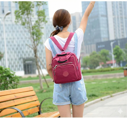 Sac à dos - sac à main pour femme chic 3 poches