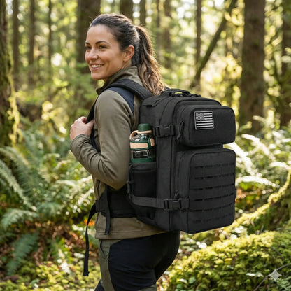 Sac à dos militaire étanche 45L homme femme plein air 