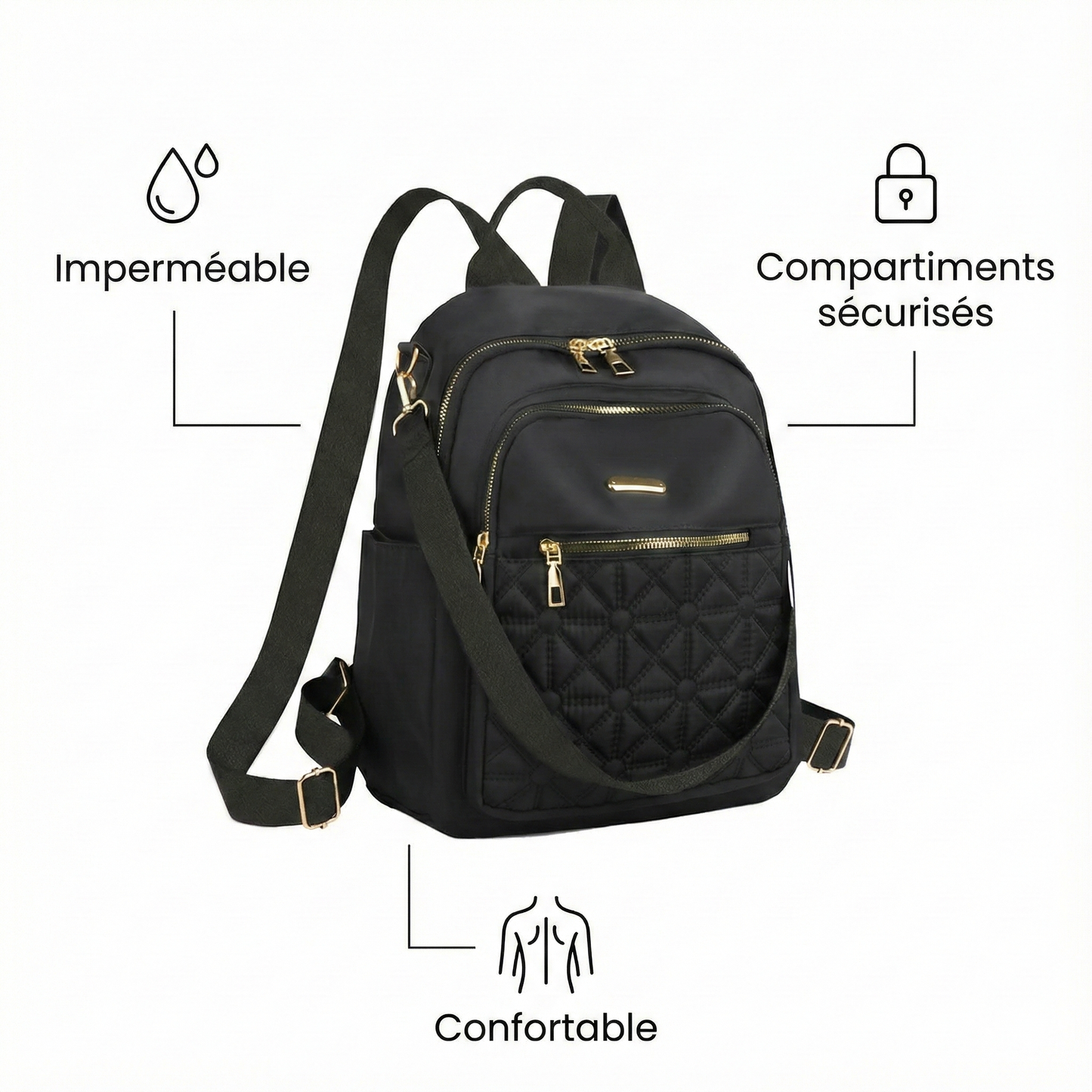 Sac à Dos Femme en cuir chic