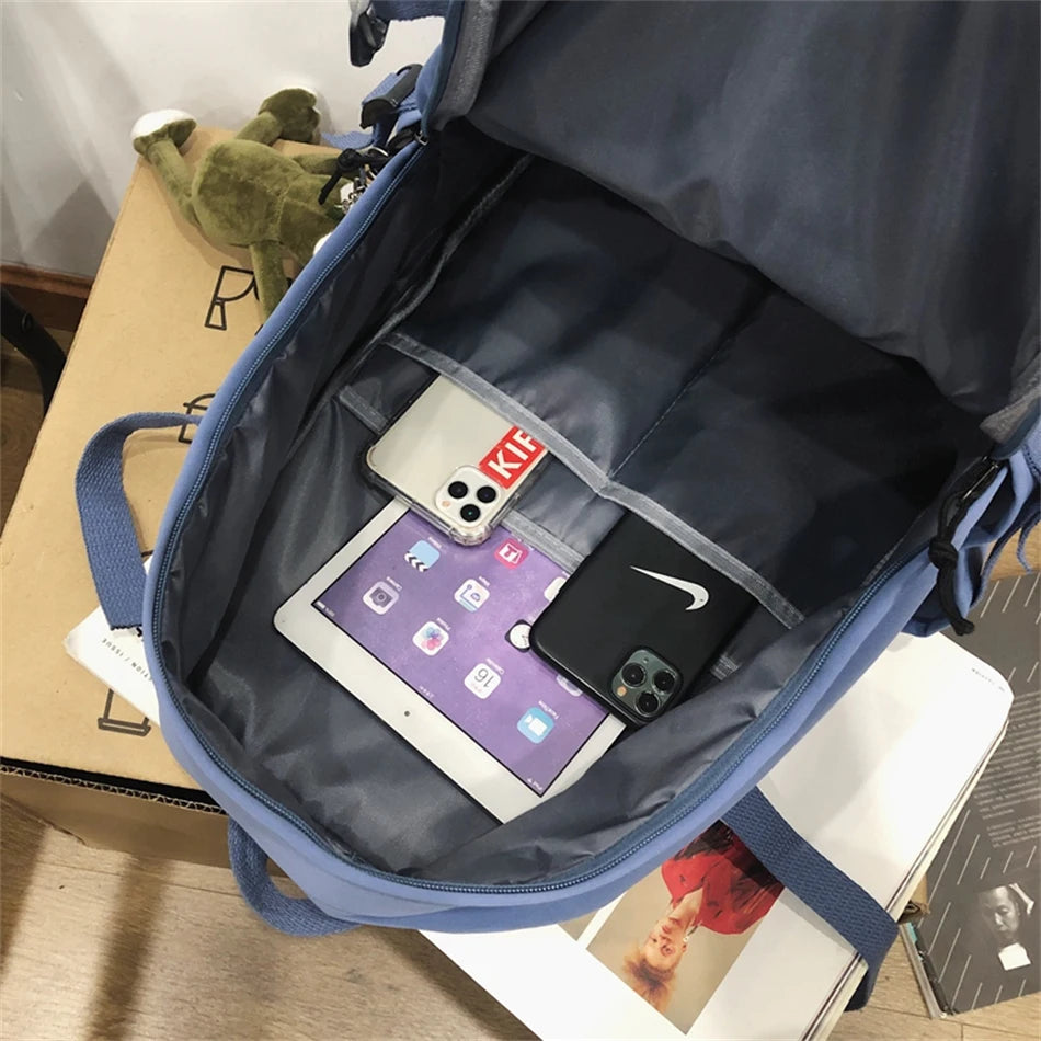 Sac à Dos Femme Noir Anti-Vol 30L Nylon