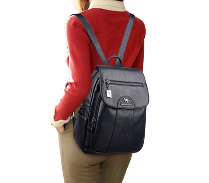 Sac à Dos Cuir Femme Chic 20L