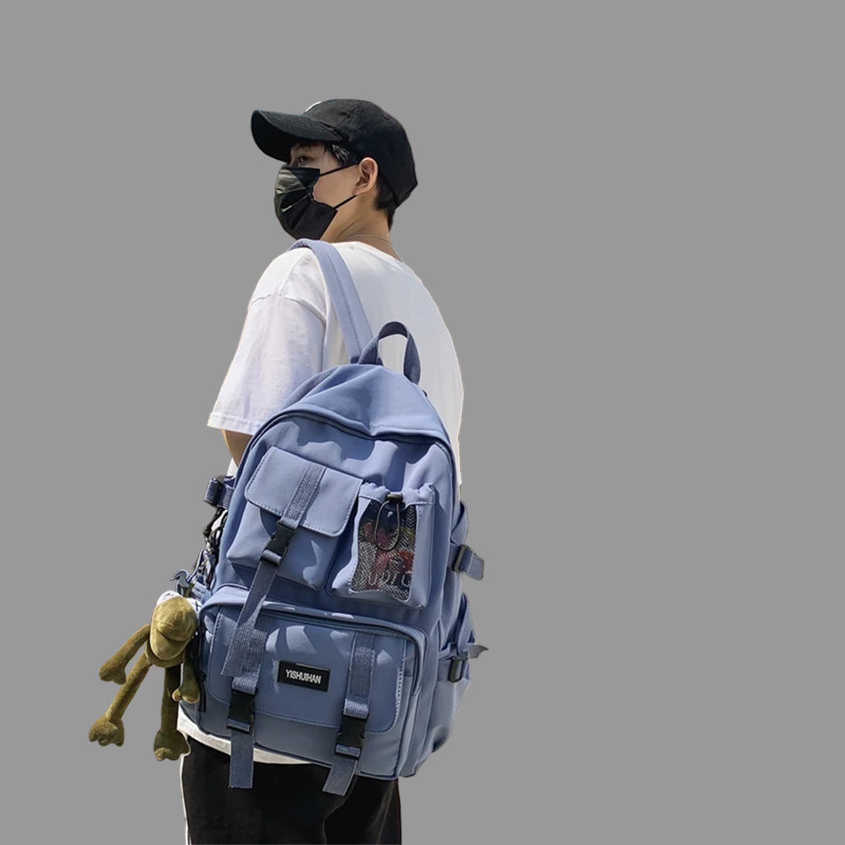 Sac à Dos Femme Noir Anti-Vol 30L Nylon