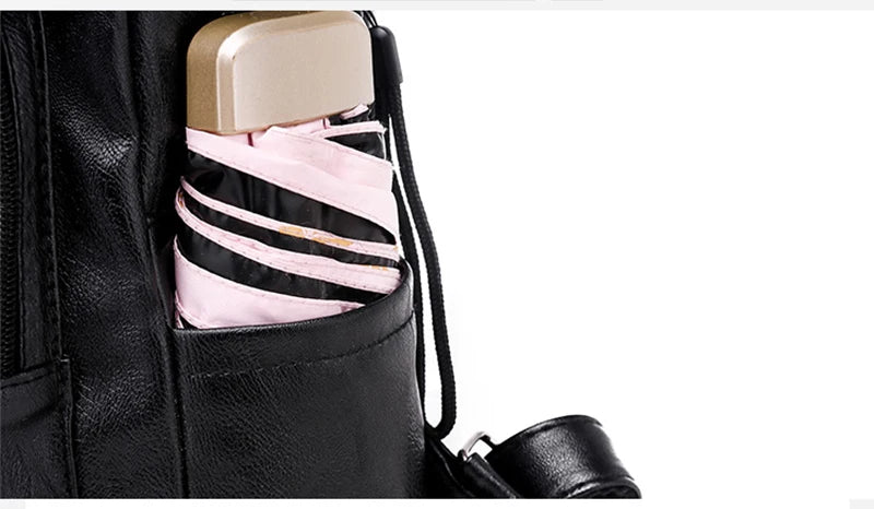 Sac à Dos Femme Cuir Luxe Double Zip