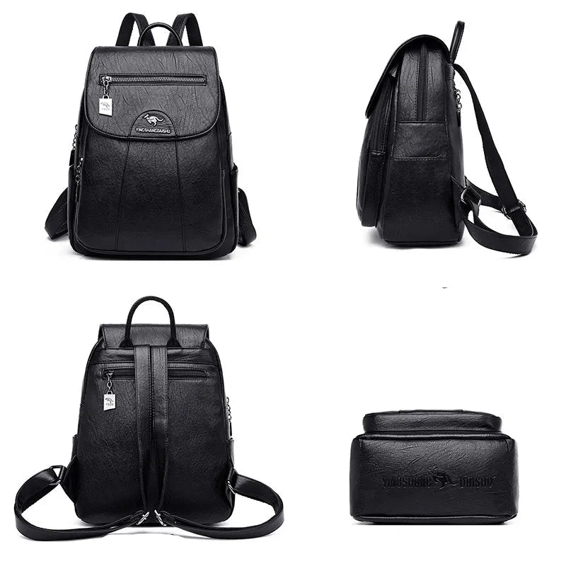 Sac à Dos Cuir Femme Chic 20L