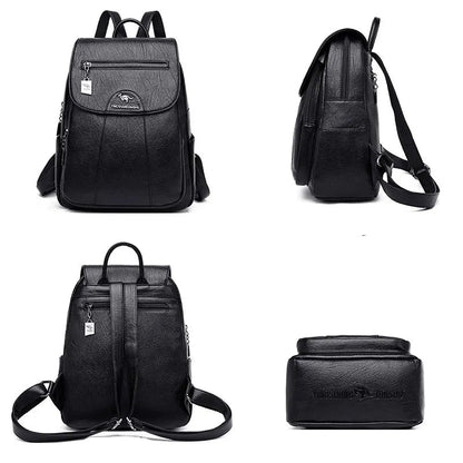 Sac à Dos Cuir Femme Chic 20L