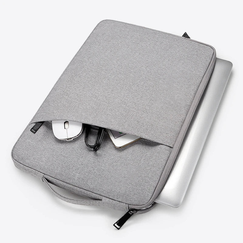 Pochette Ordinateur avec Poignée et Protection Renforcée