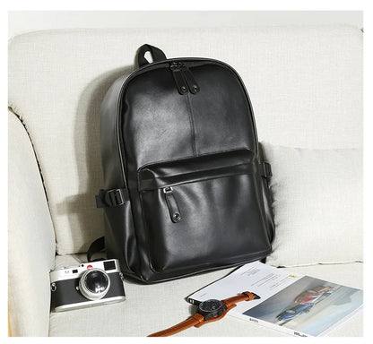 Sac à Dos Luxe Homme Cuir Noir