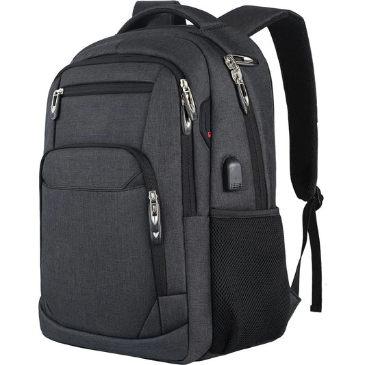 Sac à Dos Homme Ordinateur Multi-Poches 40L Noir