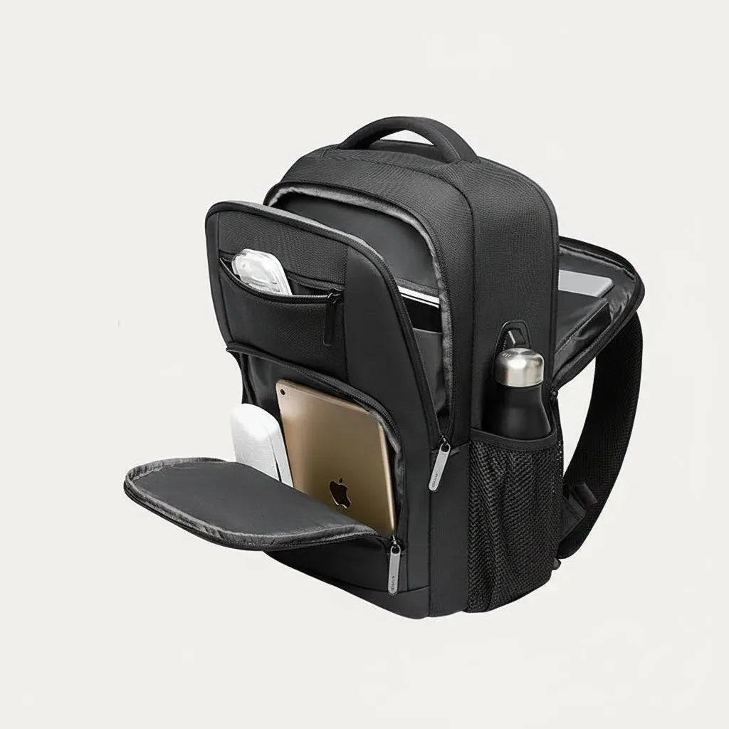 Sac à Dos Ordinateur Homme Étanche USB Anti-Vol