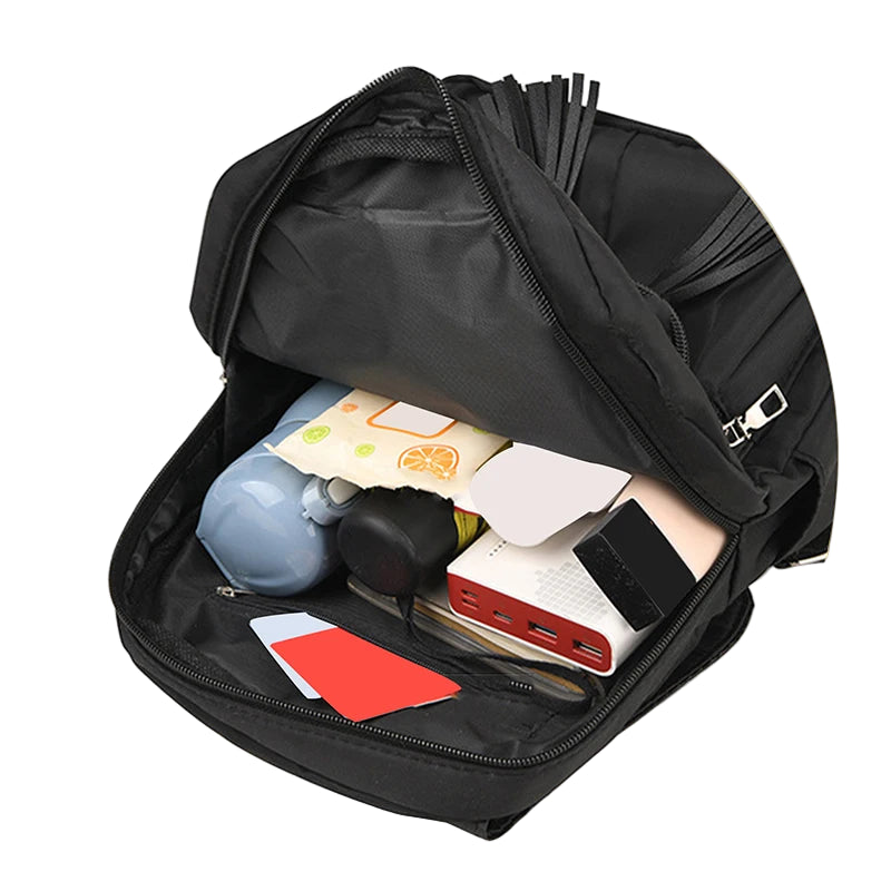 Sac à Dos Femme Cuir Luxe Multi-Poches