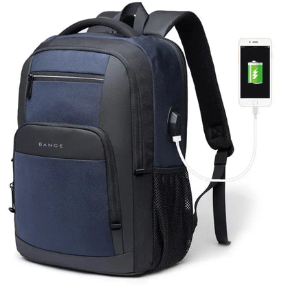 Sac à Dos Ordinateur Homme Étanche USB Anti-Vol