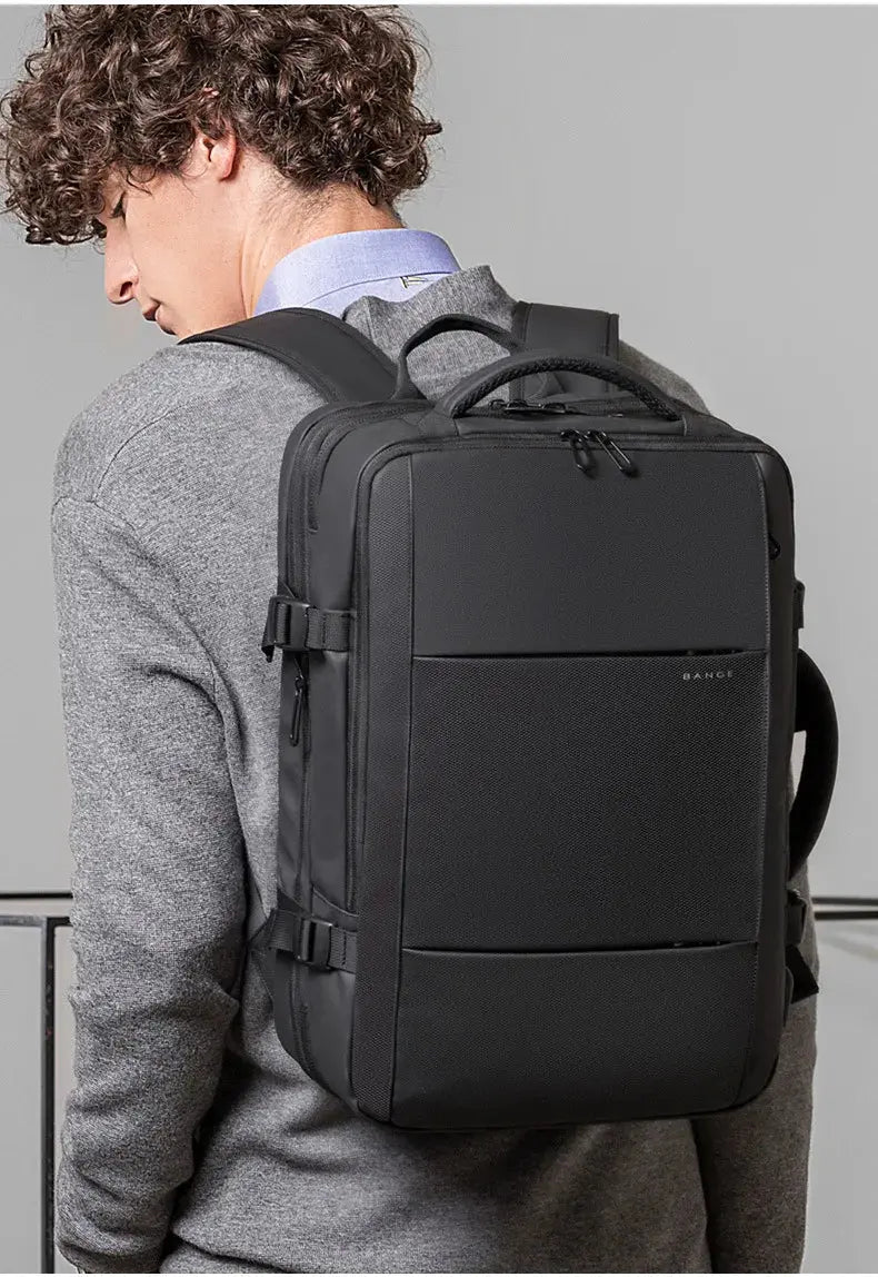 Sac à Dos voyage 17 Pouces Homme Extensible USB