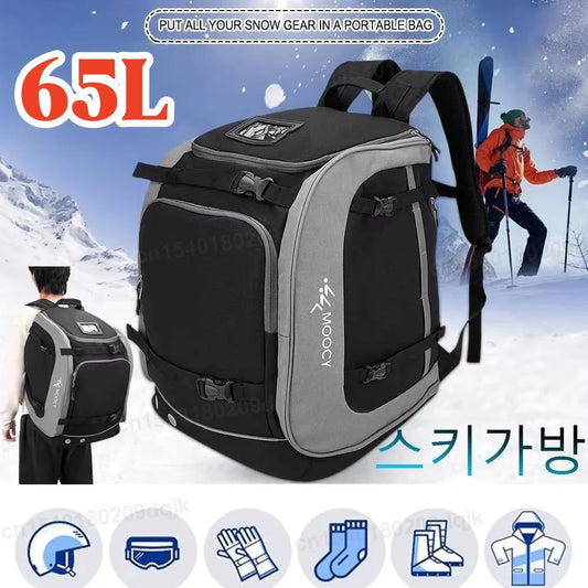 Sac à Dos Ski 65L  Randonnée Multi-Compartiments