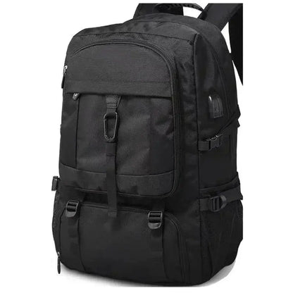 Sac à Dos Homme 40L Noir avec Compartiment Chaussures