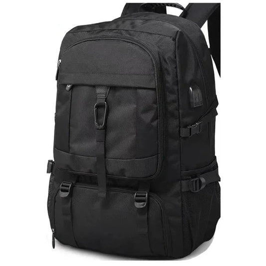 Sac à Dos Homme 40L Noir avec Compartiment Chaussures