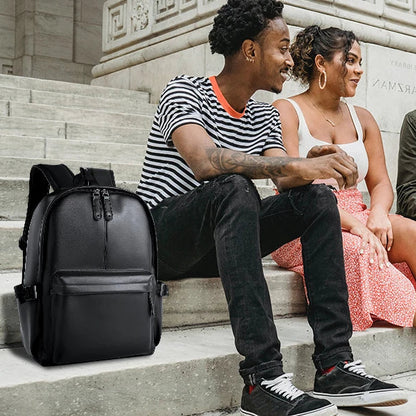 Sac à Dos Luxe Homme Cuir Noir