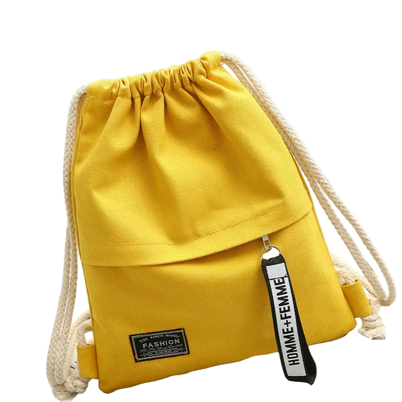 Sac à Dos école-Sport Cordon Serrage Léger