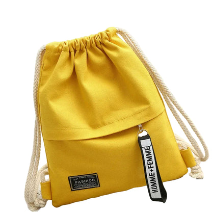 Sac à Dos école-Sport Cordon Serrage Léger