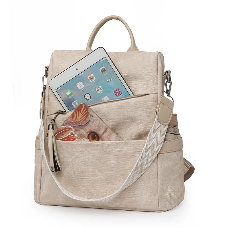 Sac à Dos Cuir Femme Luxe 30L