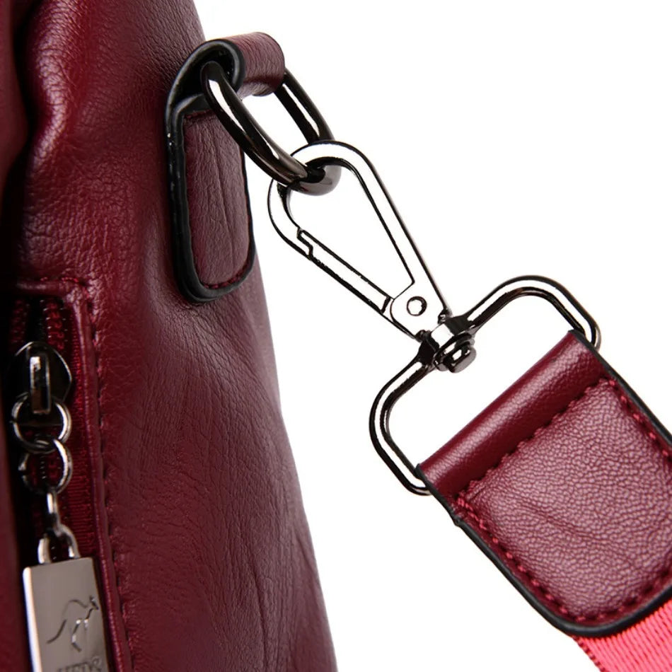 Sac à Dos Femme Cuir Anti-Vol Vintage