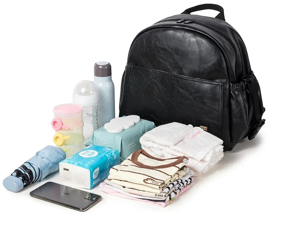 Sac à Dos à Langer en Cuir PU