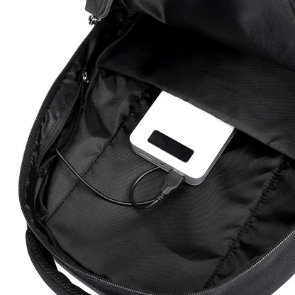 Sac à Dos école 30L Noir avec USB