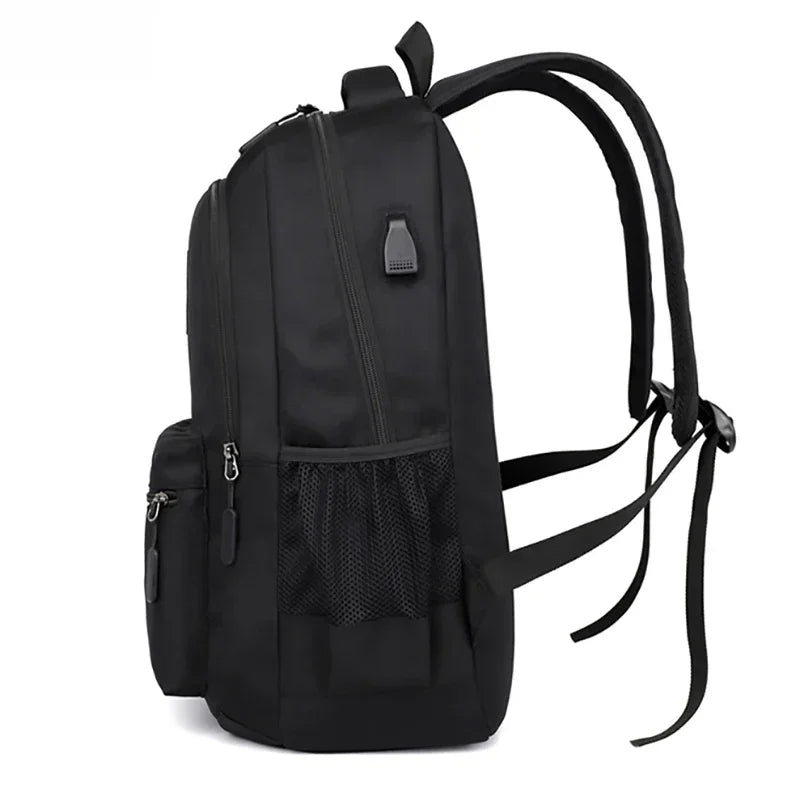 Sac à Dos école 30L Noir avec USB
