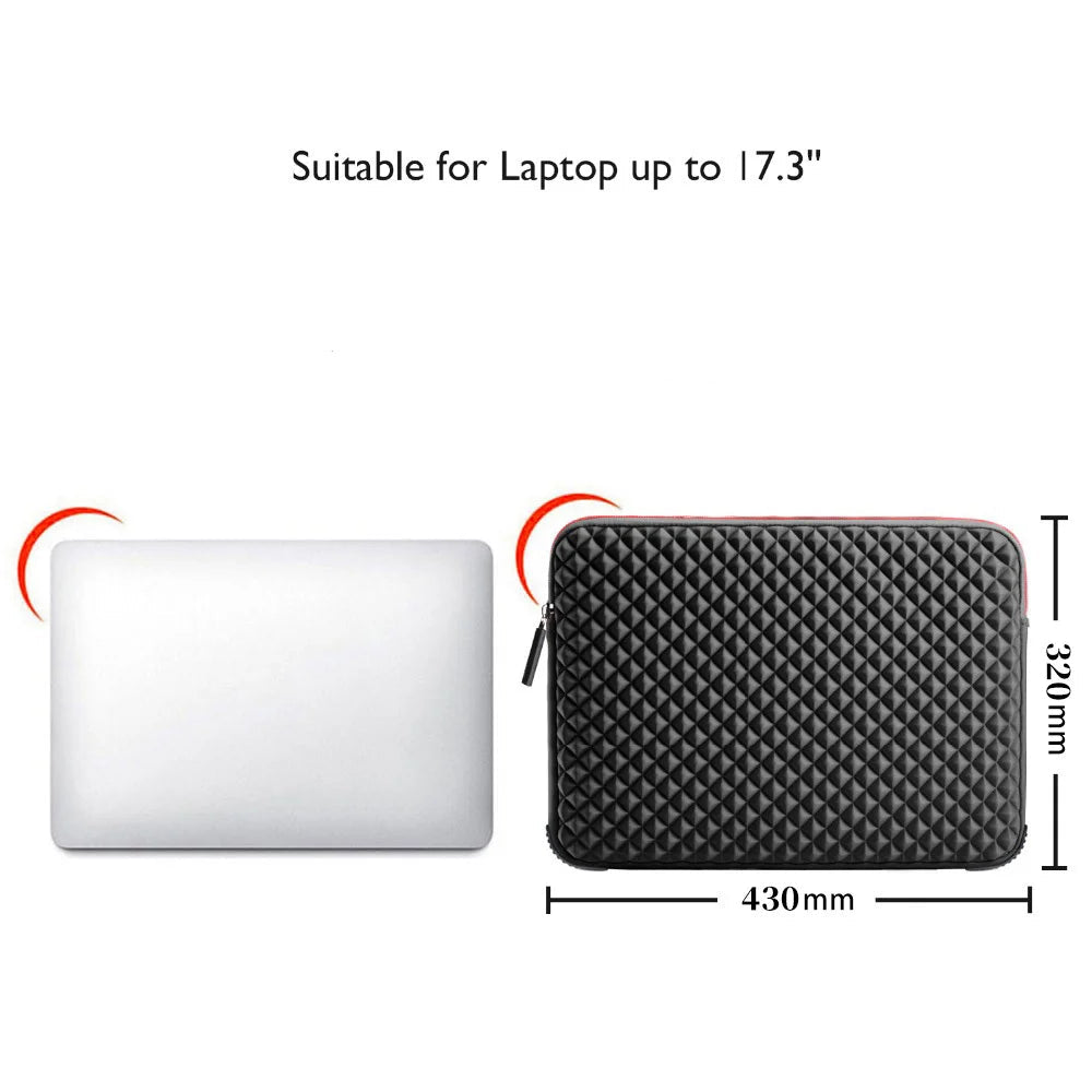 Pochette Ordinateur 17 Pouces en Cuir Étanche