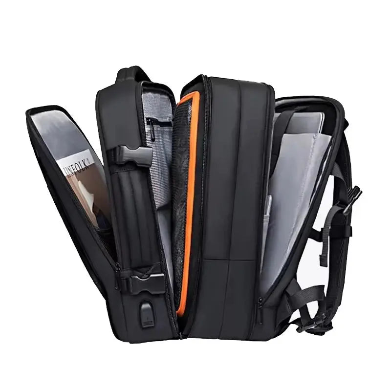 Sac à Dos voyage 17 Pouces Homme Extensible USB