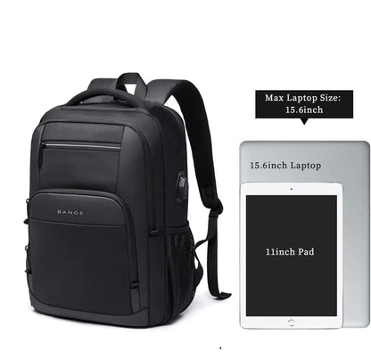 Sac à Dos Ordinateur Homme Étanche USB Anti-Vol