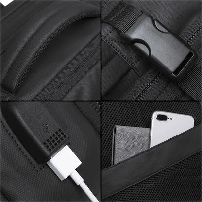 Sac à Dos voyage 17 Pouces Homme Extensible USB