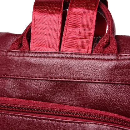 Sac à Dos Femme Cuir Anti-Vol Vintage