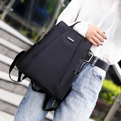 Sac à Dos Femme Chic Noir avec Sangles Détachables