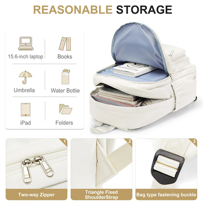 Sac à Dos Fille École Multi-Poches