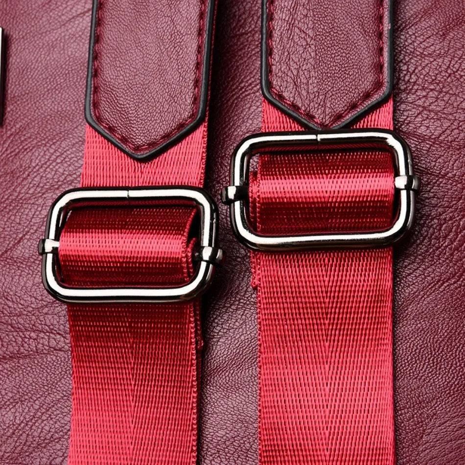 Sac à Dos Femme Cuir Anti-Vol Vintage