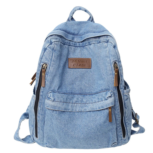 Sac à Dos Fille Jean Denim École