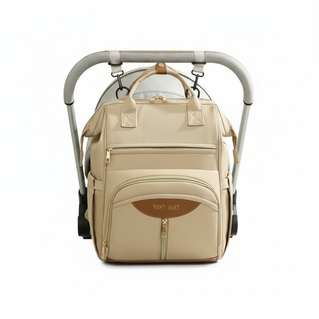 Sac à Dos à Langer Femme Multi-Poches