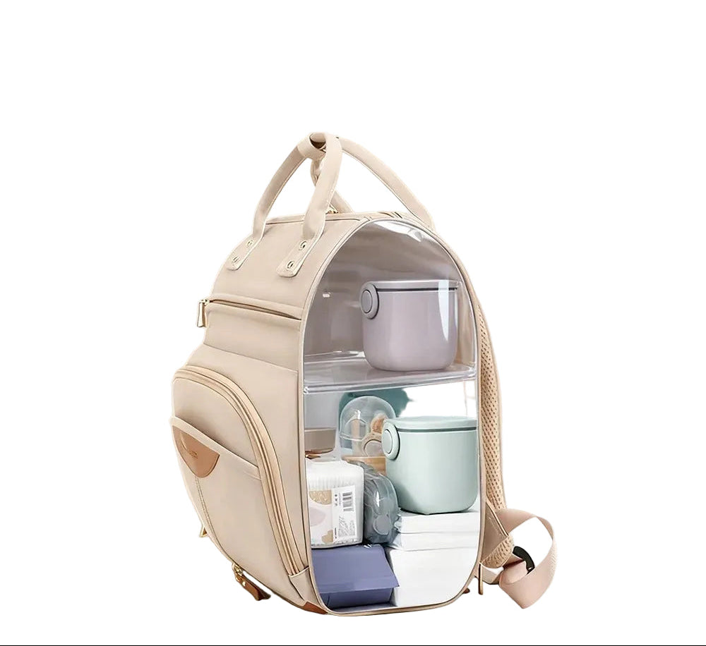 Sac à Dos à Langer Femme Multi-Poches