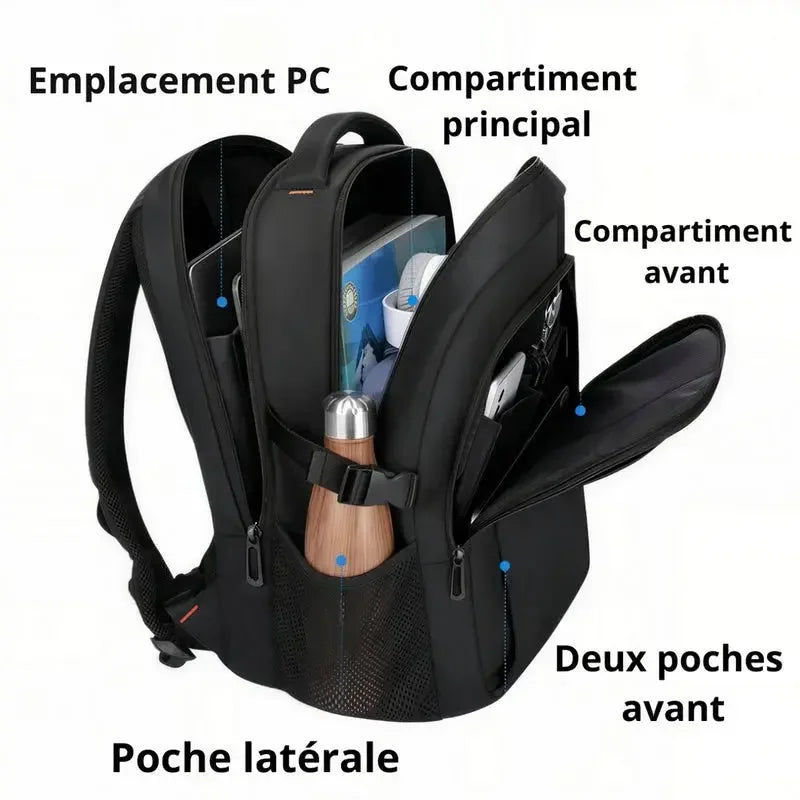 Sac à Dos Homme Ordinateur Étanche - anti-Vol